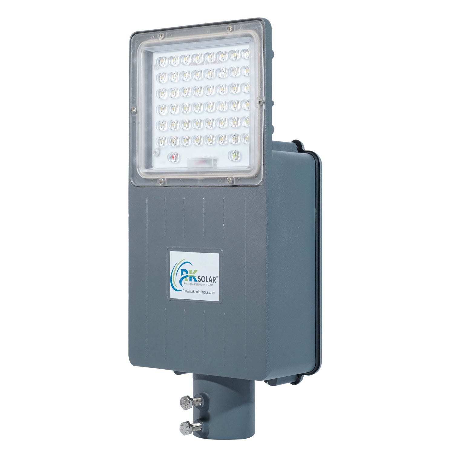 RKSSL-0009-LENS-RK 30 WATT SOLAR SEMI- INTEGRATED  STREET LIGHT INBUILT BATTERY LENS MODEL IP66 (ALLUMINIUM BODY)