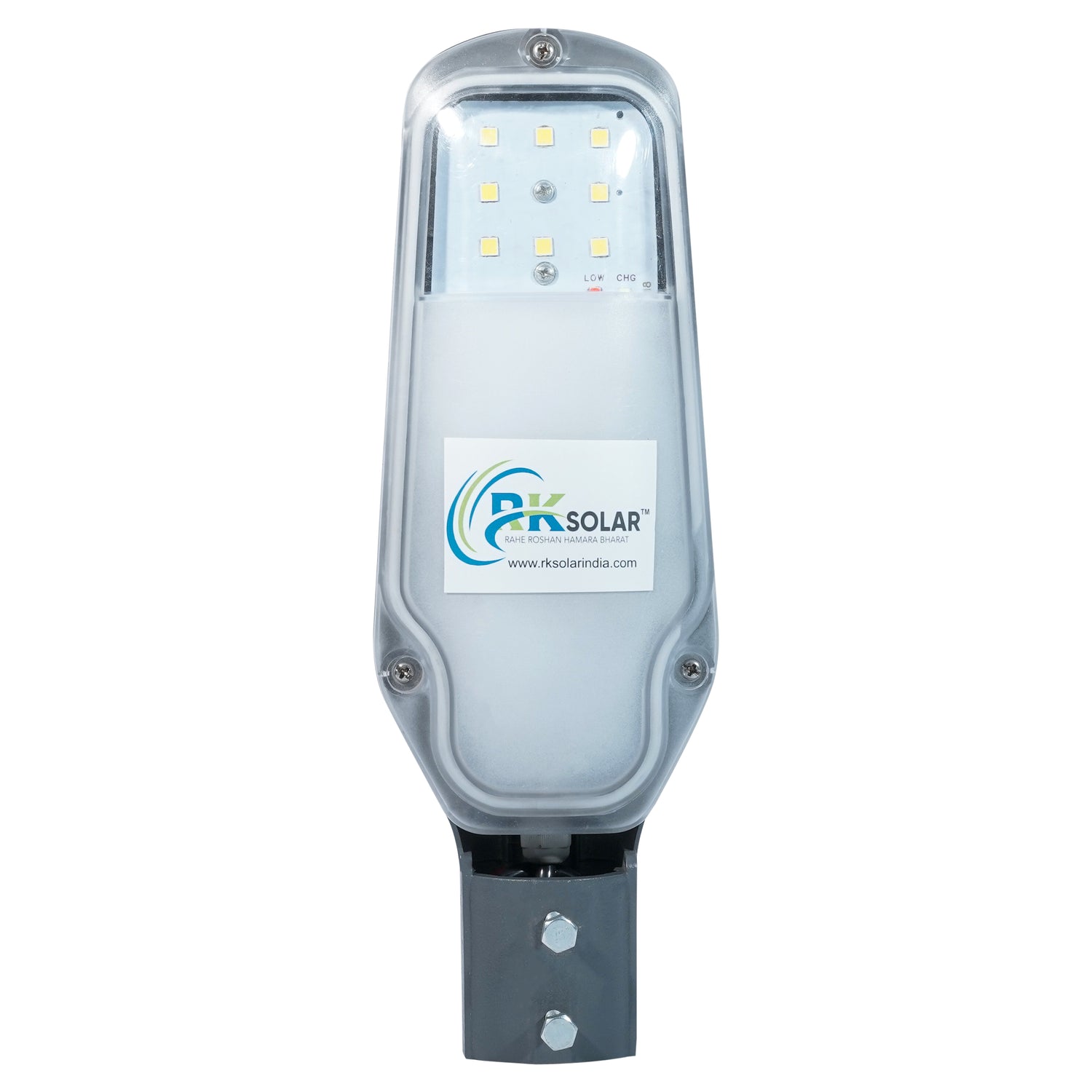 RKSSL-0013-RK 15 WATT SOLAR SEMI- INTEGRATED  STREET LIGHT  EXTERNAL BATTERY PP MODEL IP66 (ALLUMINIUM BODY)